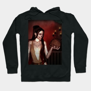 Wonderful fantasy women with skull Hoodie